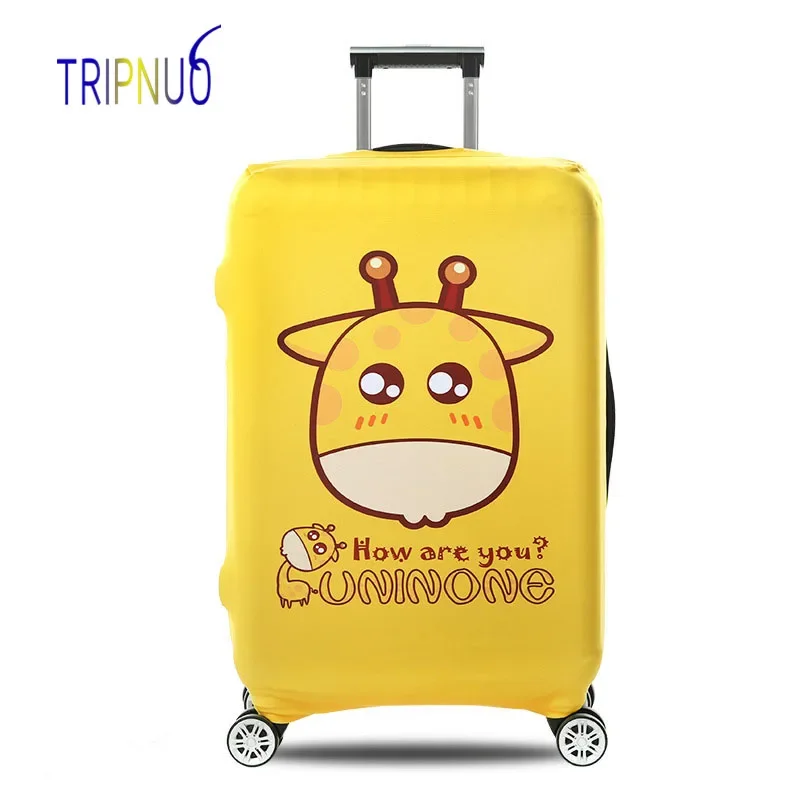 

TRIPNUO Cartoon Giraffe Luggage Protective Cover Elastic Suitcase Travel Case Trolley Dust Rain Bags Accessories Supplies