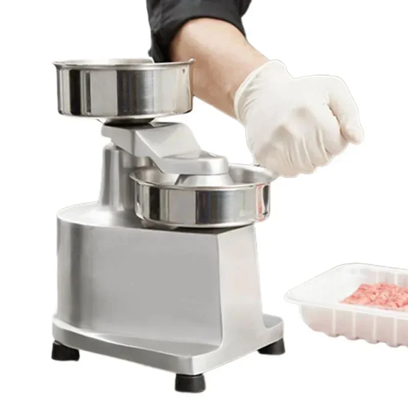 Hamburger Press Stainless Steel Manual Round Meat Shaping Kitchen Machine Commercial Home Forming Burger Patty Maker