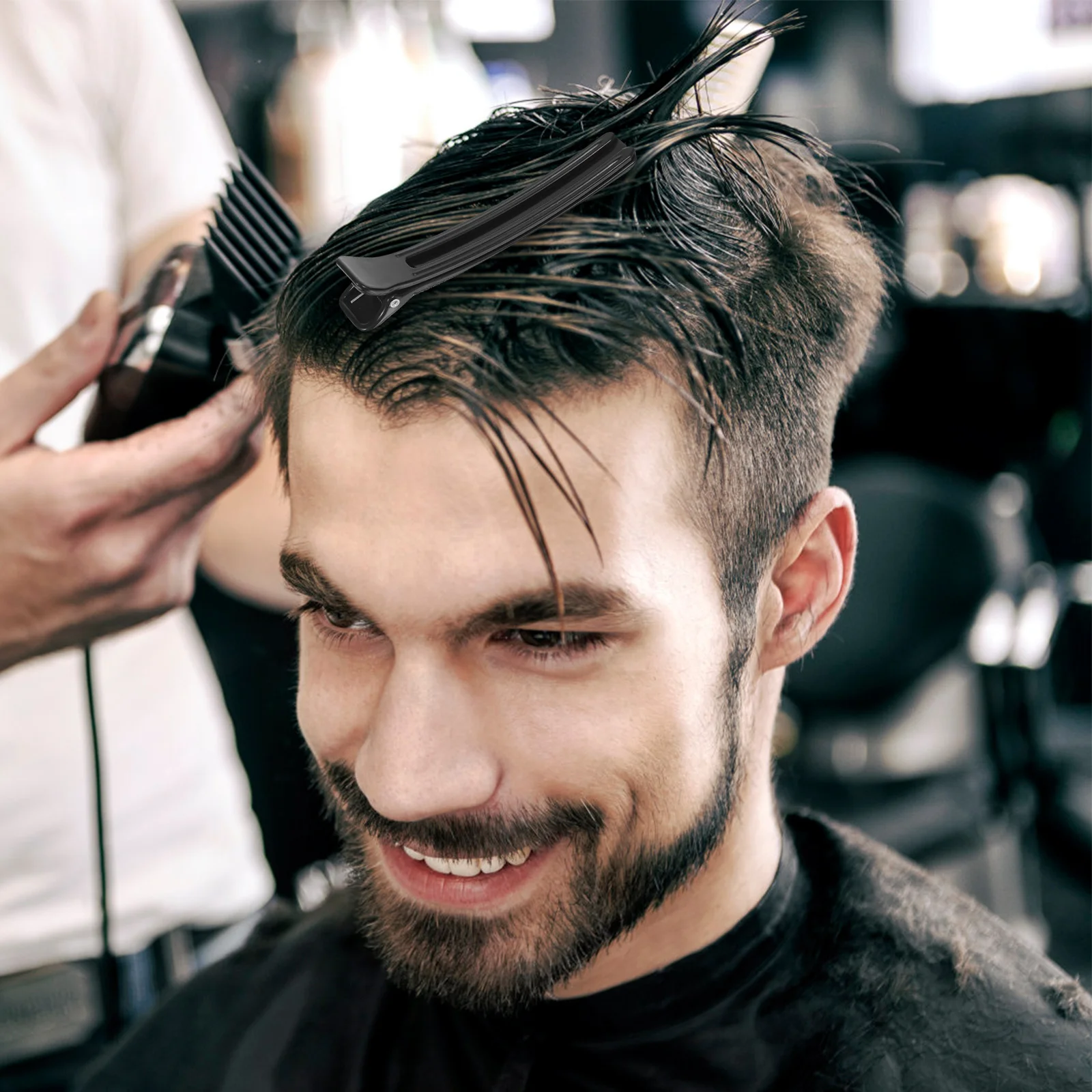 

2pcs Hairdressing Portable Sectioning Hair For Salon Home Use Durable Styling Tools Layering Coloring Salon Clips Sectioning