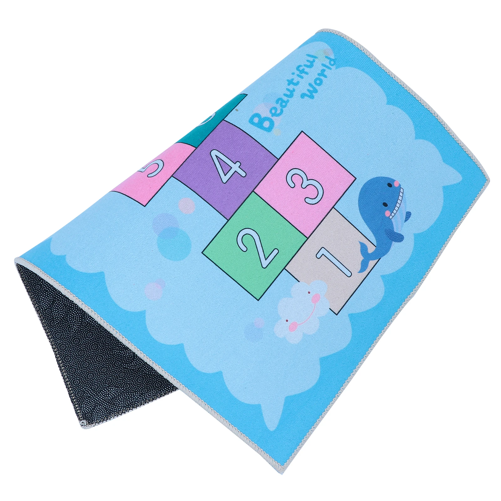 

Children Game Carpet 50x80cm Anti Skid Crystal Velvet Hopscotch Mat Floor Pad Playroom Kid Room Rug Decorative