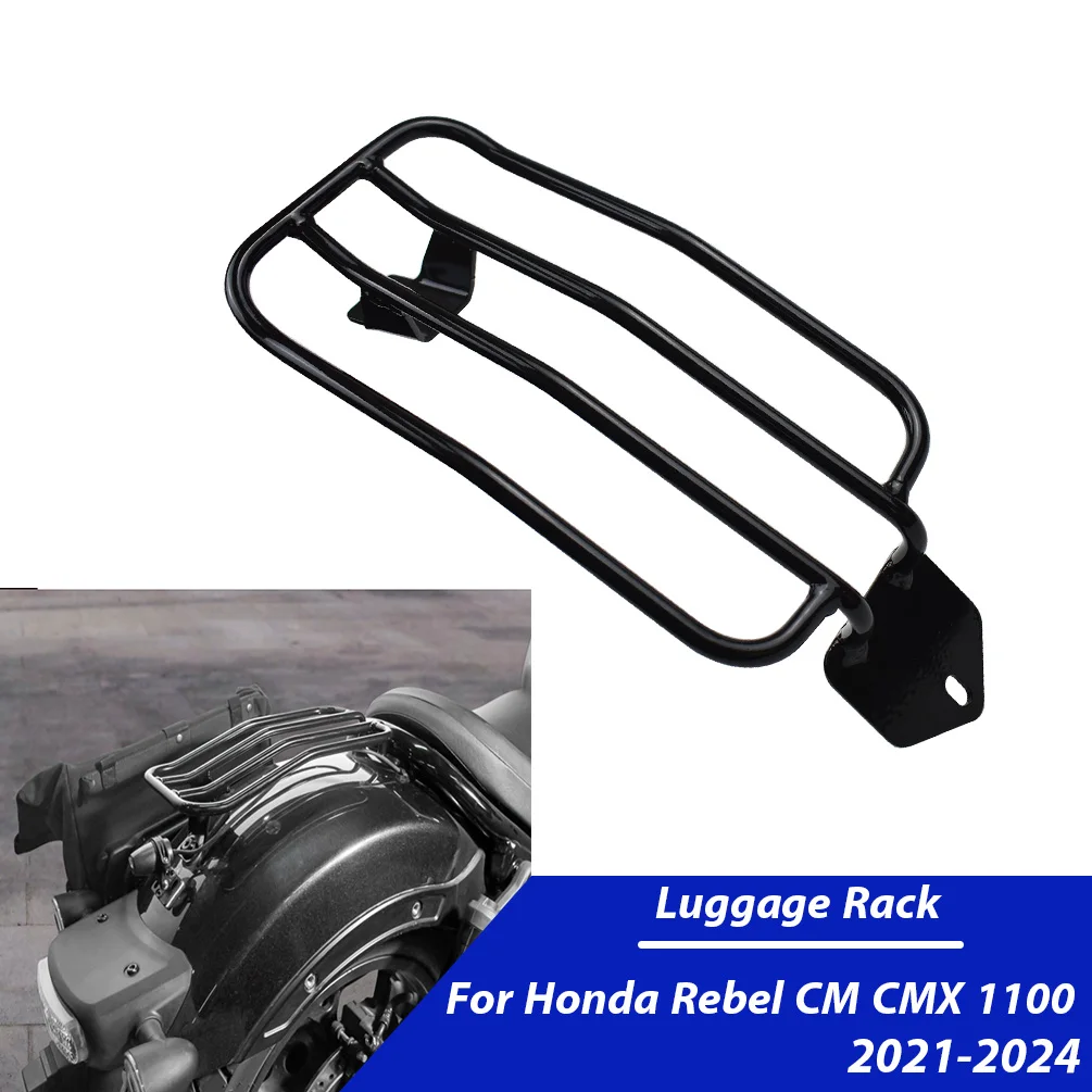 

Для Honda Rebel CMX 1100 2021-2024 CMX1100, задний верхний чехол для мотоцикла, багажник, соло сиденье, заднее крыло, аксессуары