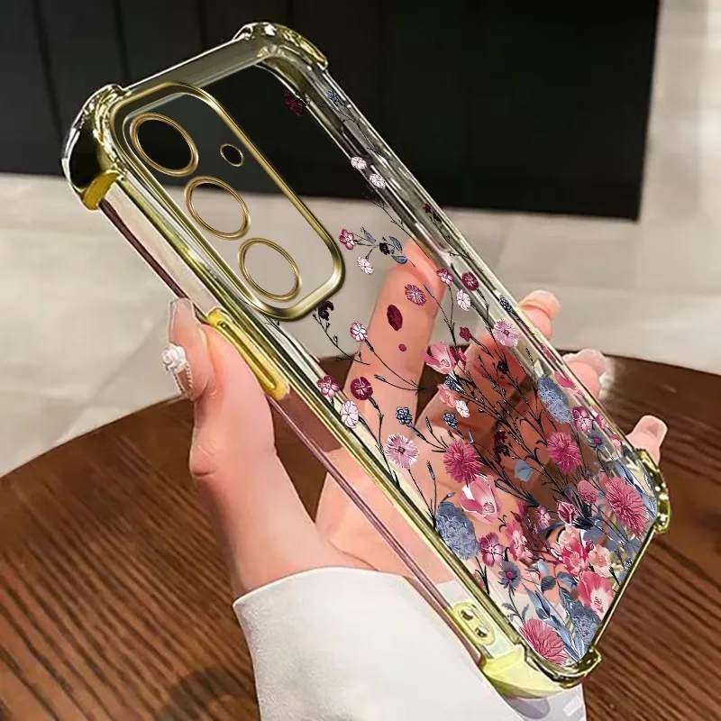 Multi Color Electroplated Edge Four Corners Shockproof Phone Case For Samsung Galaxy S26 S25 S24 S23 S22 S21 Ultra Plus FE Cover - view 6