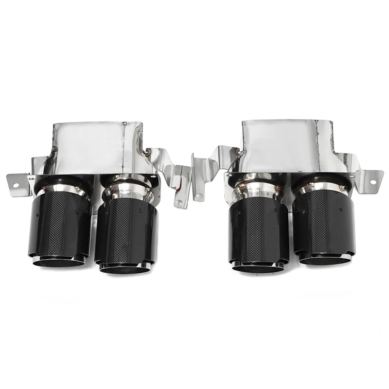 

SYPES из нержавеющей стали, наконечник глушителя из углеродного волокна, наконечник выхлопной трубы для W223 S-Class S450L S500L 2021-2024, обновленный стиль B