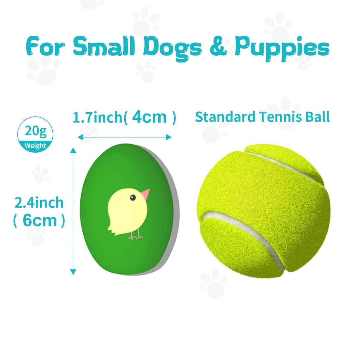 SCGK Easter Limited Edition Cute Pet Dog Toys, Cute Easter Egg Pet Dog Sound Toys, Interactive Toys for Small and Medium Dogs.