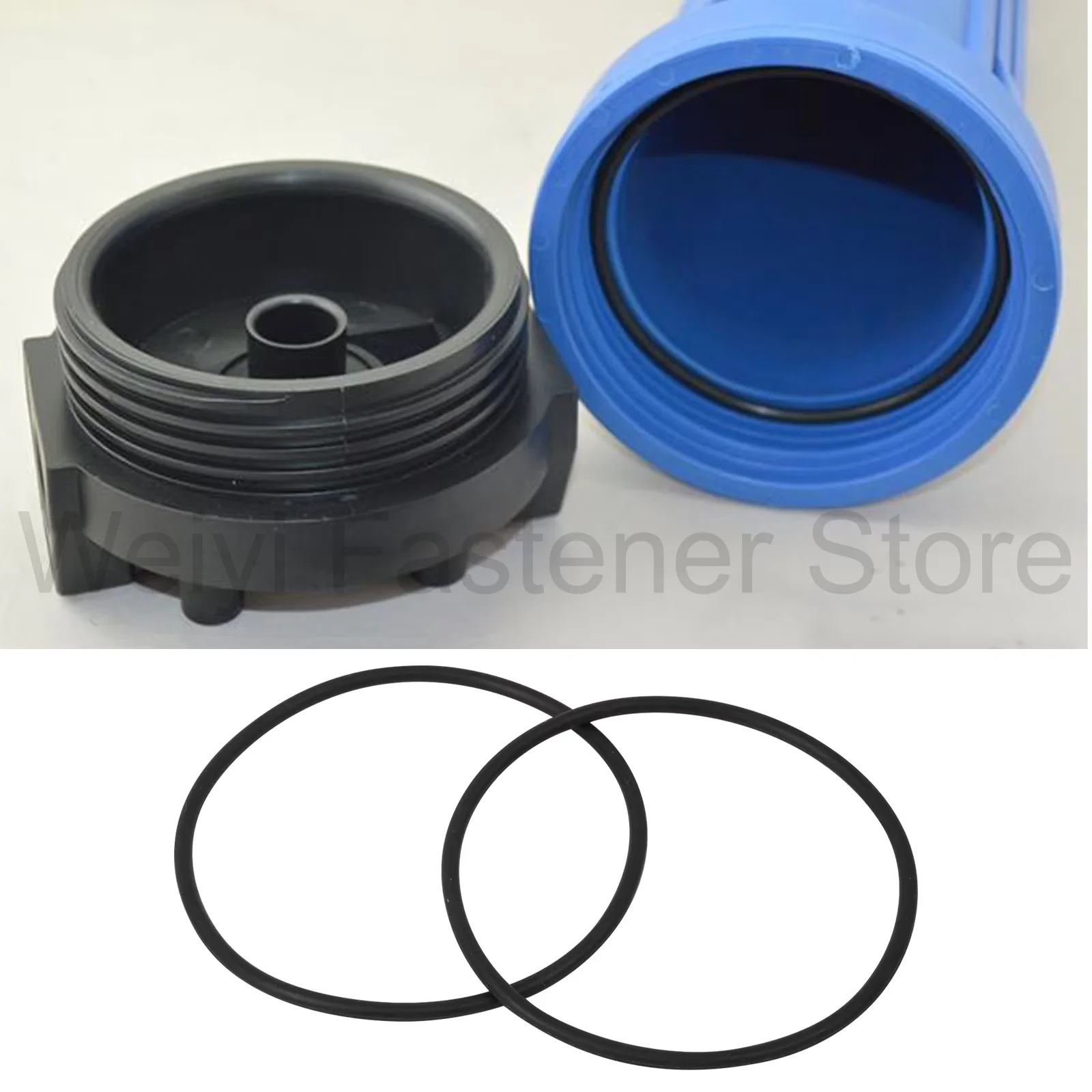 10 Inch Filter Bottle Sealing O-Rings Silicone Rubber Water Purifier Gaskets Replace Leak-Proof Water Filters Seals Universal