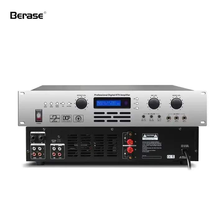 

Berase AT-8250 DSP Audio Processor Dual Channel Digital Audio Echo Effect Processor Karaoke Pre-effects KTV Professional