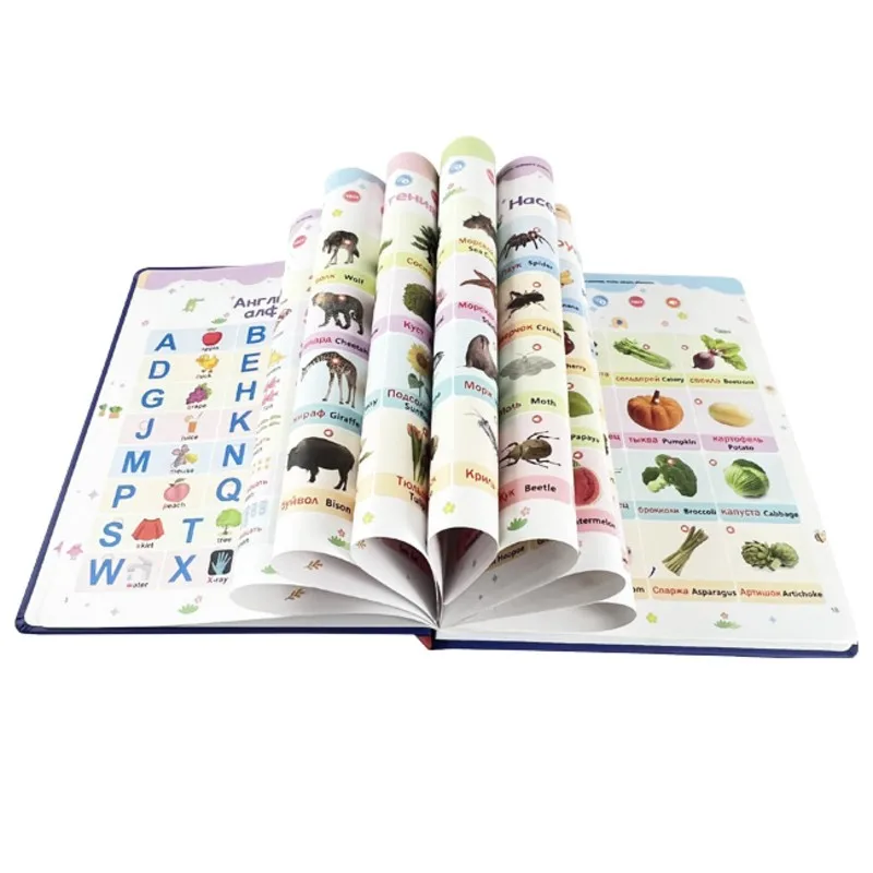 어린이를 위한 러시아어 알파벳 학습용 ABUM 전자책, 영어와 러시아어 이중 언어 오디오북, 러시아어 글자와 단어 읽기 연령