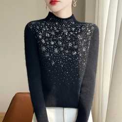 2024 Autumn and winter Cashmere Sweaters Women Knitwear Slim fit Cashmere Sweaters Women
