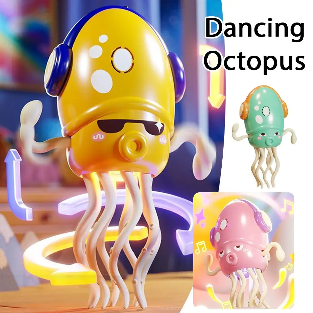 

Dancing Octopus Toy, Electric Moving Musical Toy for Kids, Funny Wiggle Animal Toy for Birthday Gift, Viral Sensory Toy