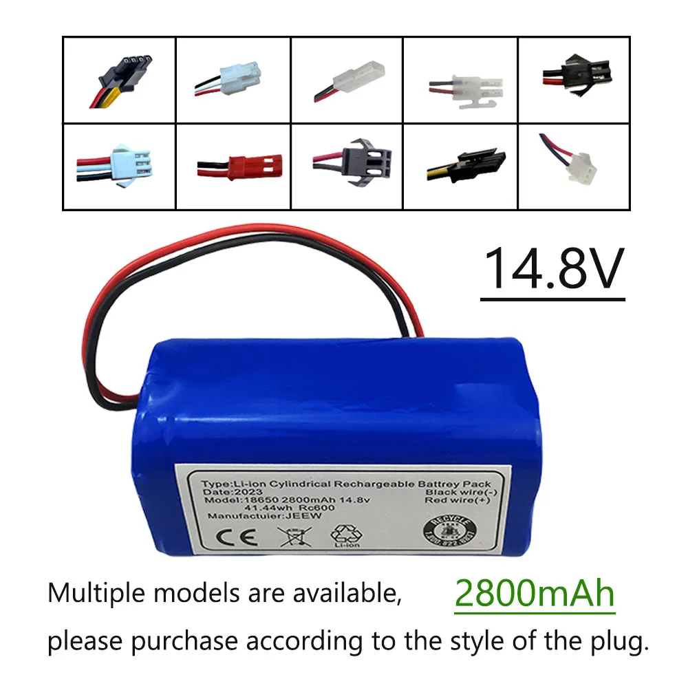 

New 14.8V 2800mAh Li-ion battery For Xiaomi G1, Big Bear X3, and Little Dog R30proR35 Karina F1 intelligent mop sweeper