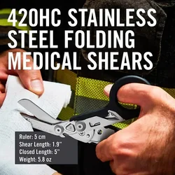 Tactical Rescue Scissor Replace for Leatherman First Aid Expert Folding Raptor Scissors Outdoor Survival Tool EDC Gadget