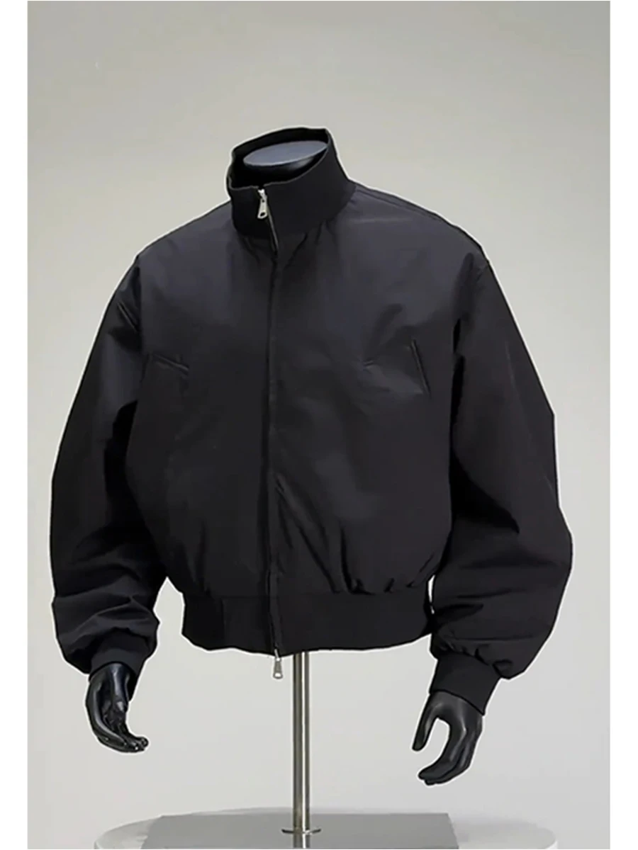 

Cleanfit Military een Воротник-стойка Flight Jaet Мужская американская ретро ort Baseball Sle Верхняя одежда oulder Width Jaet