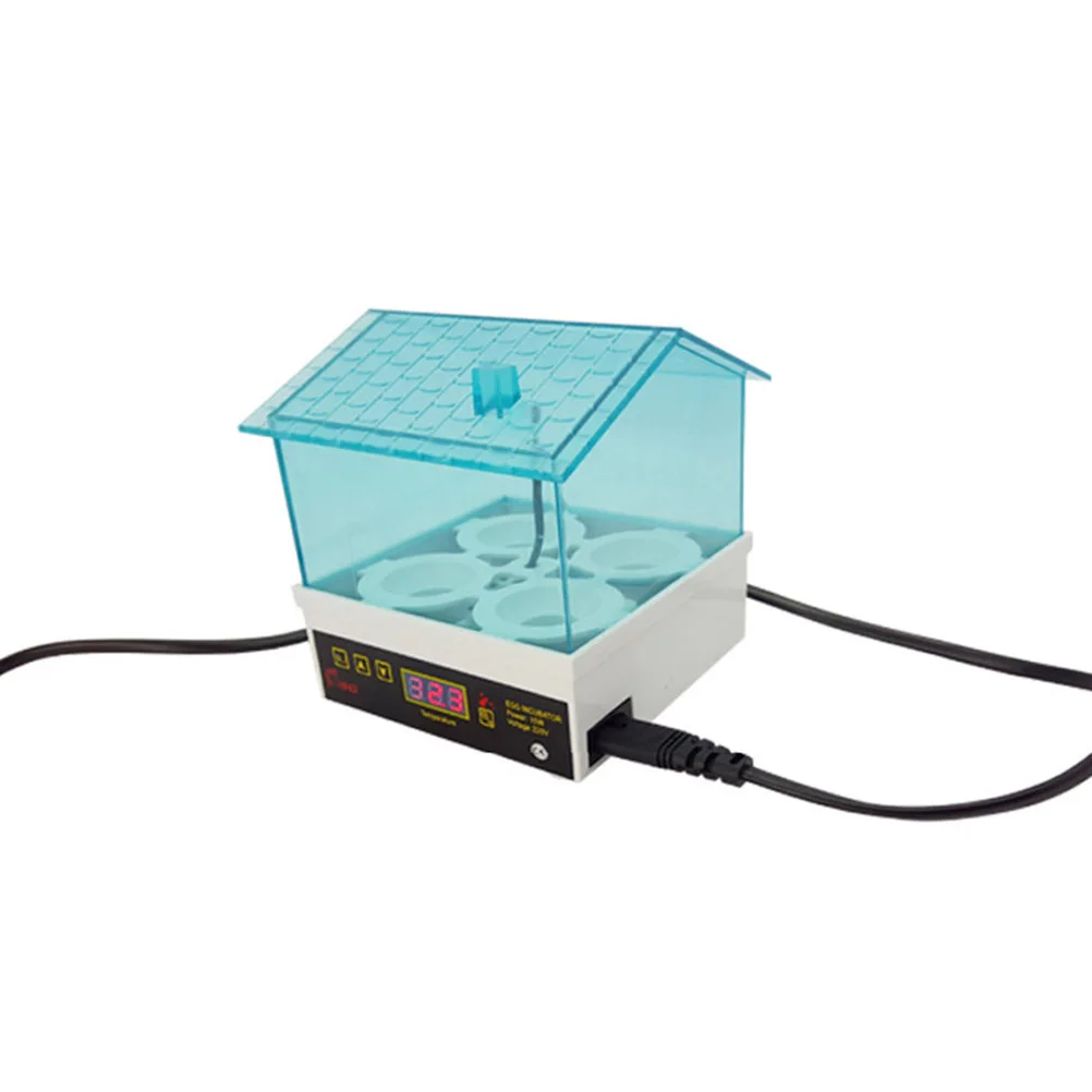 4 Slots Incubator Eggs Poultry Hatcher Hatching Automatic Chicken Hatchery Pigeon