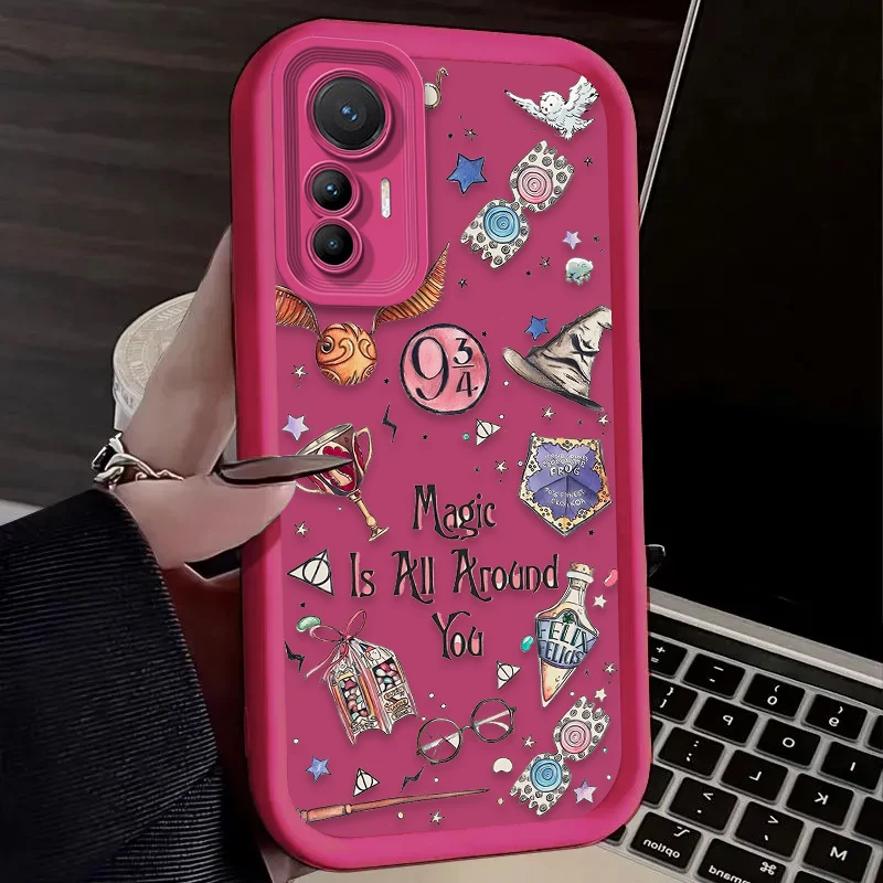 Magic Potters Wand Harries Case For Xiaomi Poco X7 X6 X5 X3 NFC F7 F6 F5 F3 M7 M6 Pro 4G 5G Mi 12 11 Lite NE 5G 13T 12T 11T Pro view 5