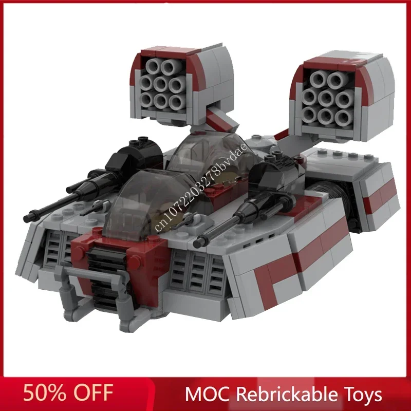 

582 шт. MOC Space Battle Series AAC-1 Speeder Tank Land детектор Строительные блоки Технология Кирпичи Сборка игрушек Подарки на день рождения