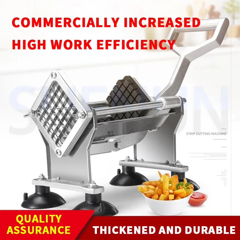 البطاطس المقلية سكين البطاطس الفولاذ المقاوم للصدأ آلة تقطيع البطاطس البطاطس المقلية الخيار الخضار آلة تقطيع الجزر