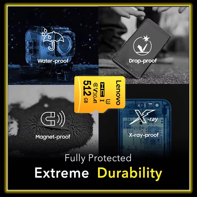 High Speed Micro SD Card 128GB 256GB Class 10 A1 V30 up to 110MB/s Waterproof for Camera Drone Driving Recorder Memory Card view 5