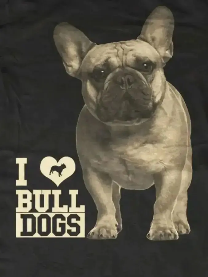 

Französische Bulldogge-Hund,Dog,French Bulldog, Frenchi Men's Short Sleeve 100% Cotton Casual T-shirts Loose Top Size S-3XL