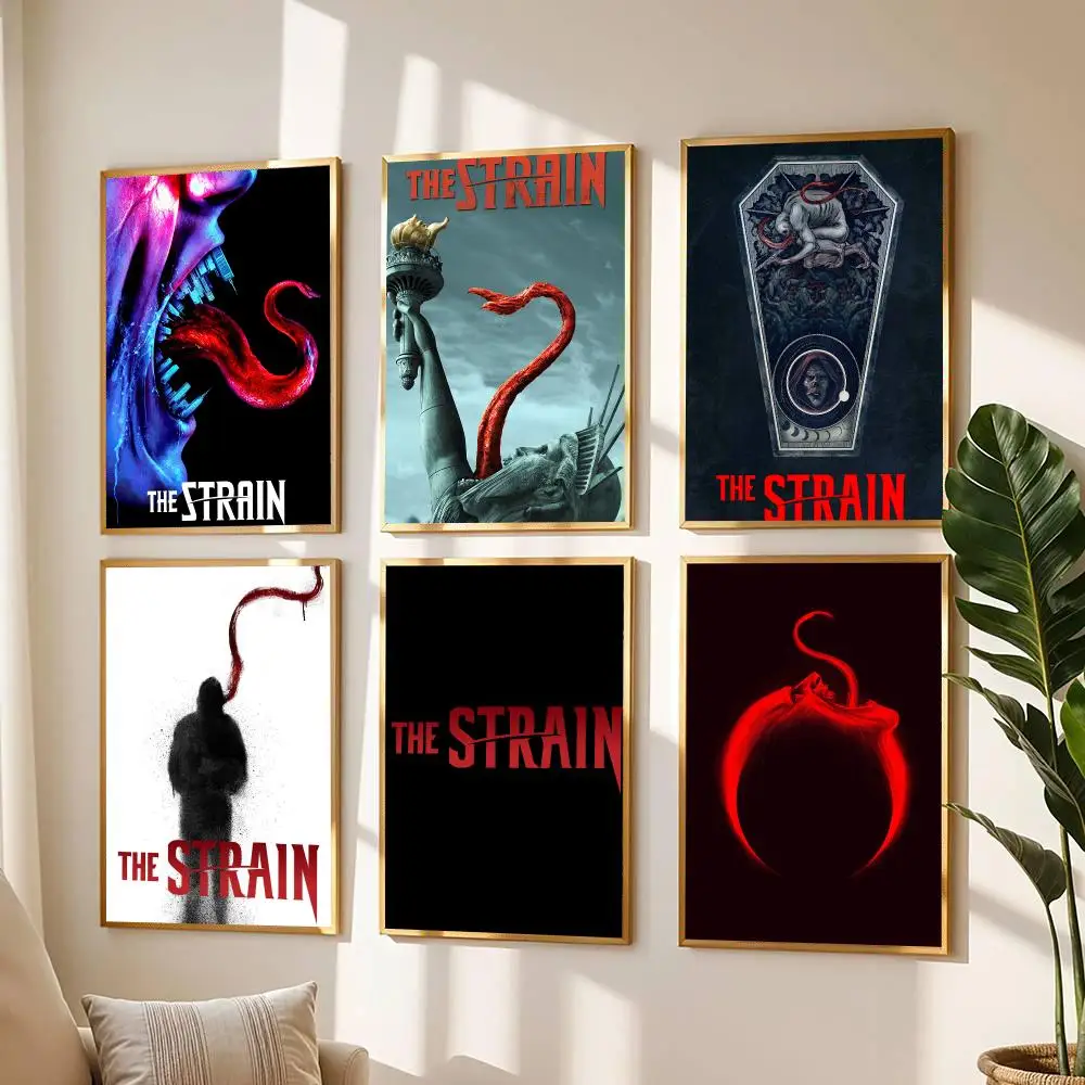 tv series T-The Strain-N Painting Calligraphy Boho Botanical Decor for Living Room  Elegant Home Style