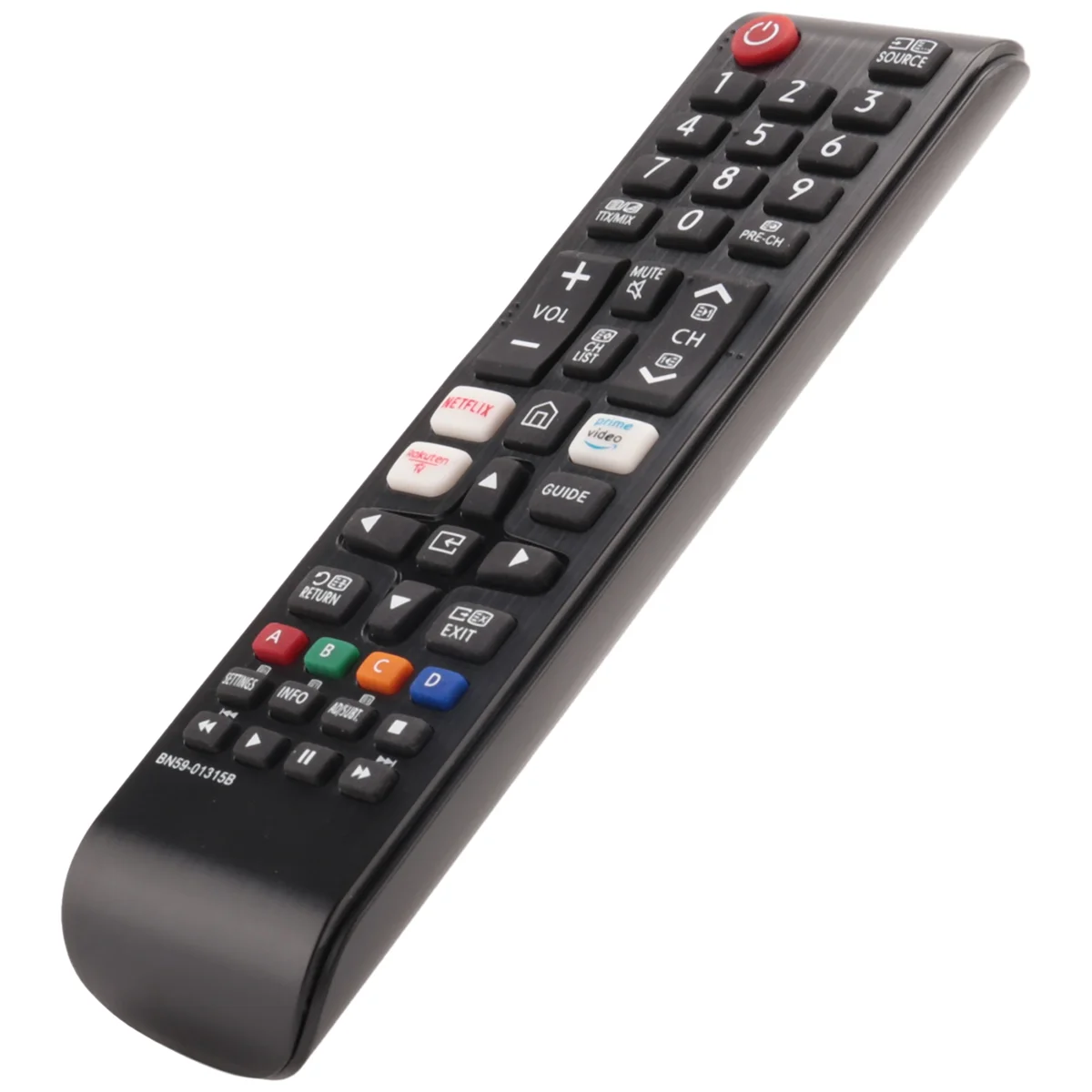 Mando a distancia de repuesto para televisor Samsung, mando a distancia de BN59-01315B para TV inteligente UE43RU7105 UE50RU7179 con Netflix Prime Video