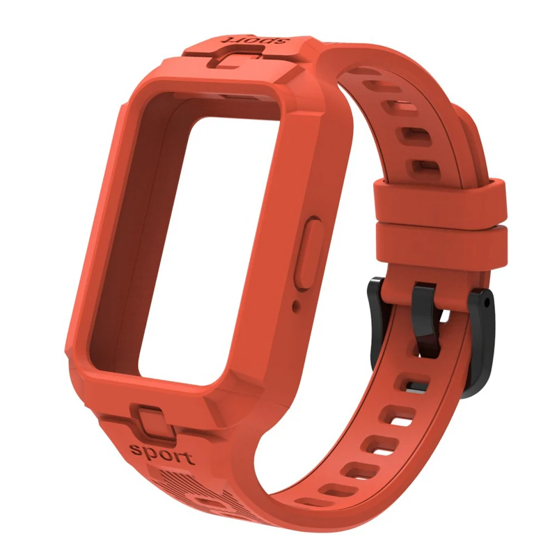 Bandje+hoesje voor Samsung Galaxy Fit 3 Smartwatch, siliconen vervangende bumper shell cover voor Samsung Galaxy Fit 3 band