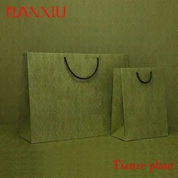 Custom Customized Printed Luxury Famous Shopping Paper Bags Gift Packaging Bags With Your Own Logo