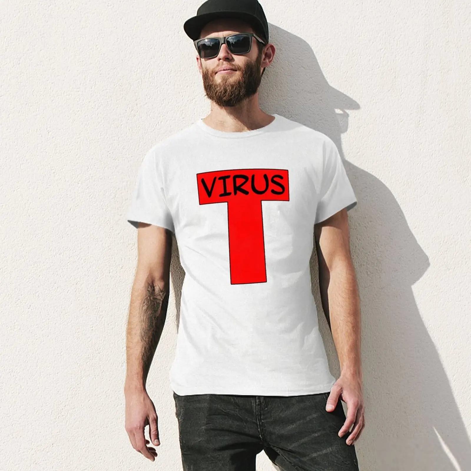 Gorillaz Virus T shirt T-shirt anime aesthetic clothes mens t shirts pack