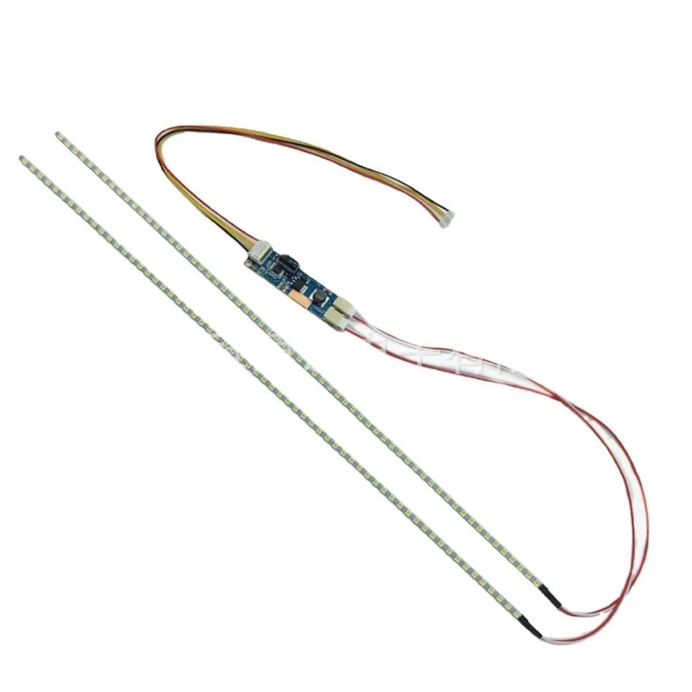 Universal LED Backlight Strip Kit For 19 22 24 Inch LCD Monitor Screen Replacement Dimmable Lamps Maintenance Hardware Tool