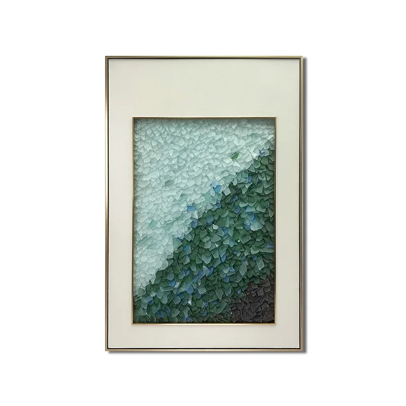 z Home Decor Luxury Mixed Media Artwork Abstract Handmade 3D Paintings And Wall Art Custom Acrylic Glass Art