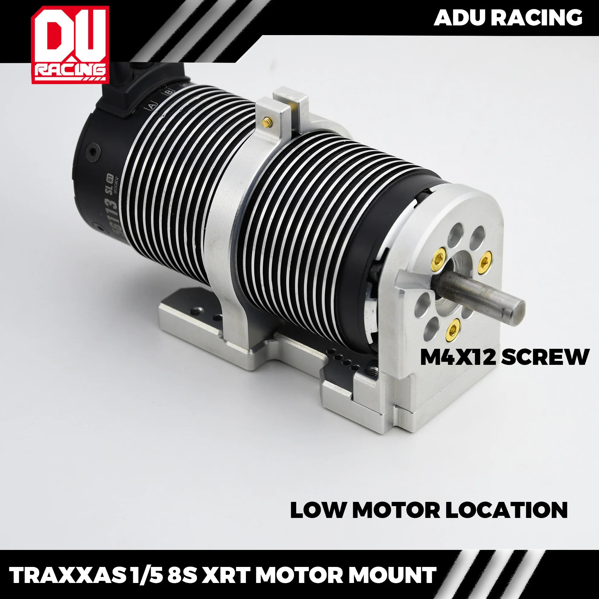 ADU Versenyzés 7075-T6 Aritmetikai logikai egység Farok Érlelődik 1/5 XRT motoros Buggyan számára HOBBYWING Kastély 56  2028 motoros vel Készlethalmozás hajcsat beállítása