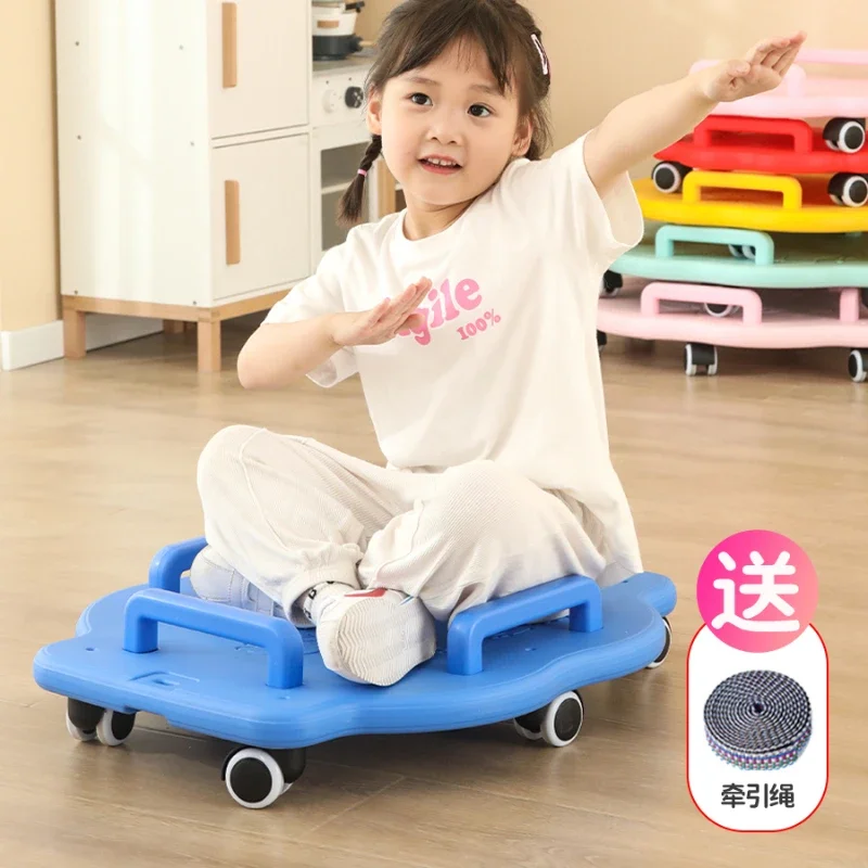 Big scooter four-wheel balance board vestibular sensory integration training equipment kindergarten sports toys