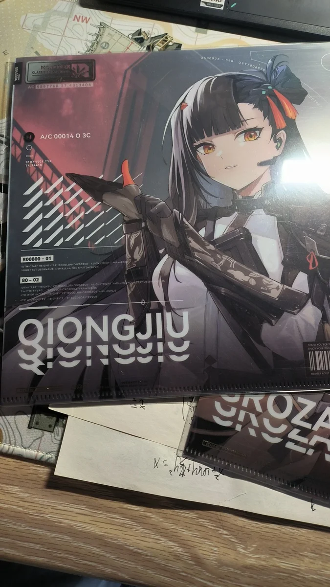 En stock Otaku Groza Nemesis Charolic ColpHne Vepley Cheeta Qiongjiu Tololo Sabrina Mayling Sharkry Nagant carpeta chica primera línea