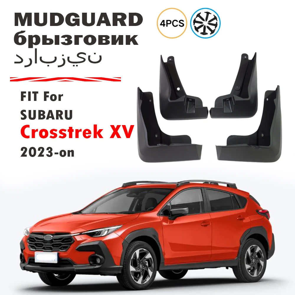 

4 шт. брызговики для SUBARU XV Crosstrek брызговики брызговики передние и задние автомобильные аксессуары 2023 2024 2025 2026+