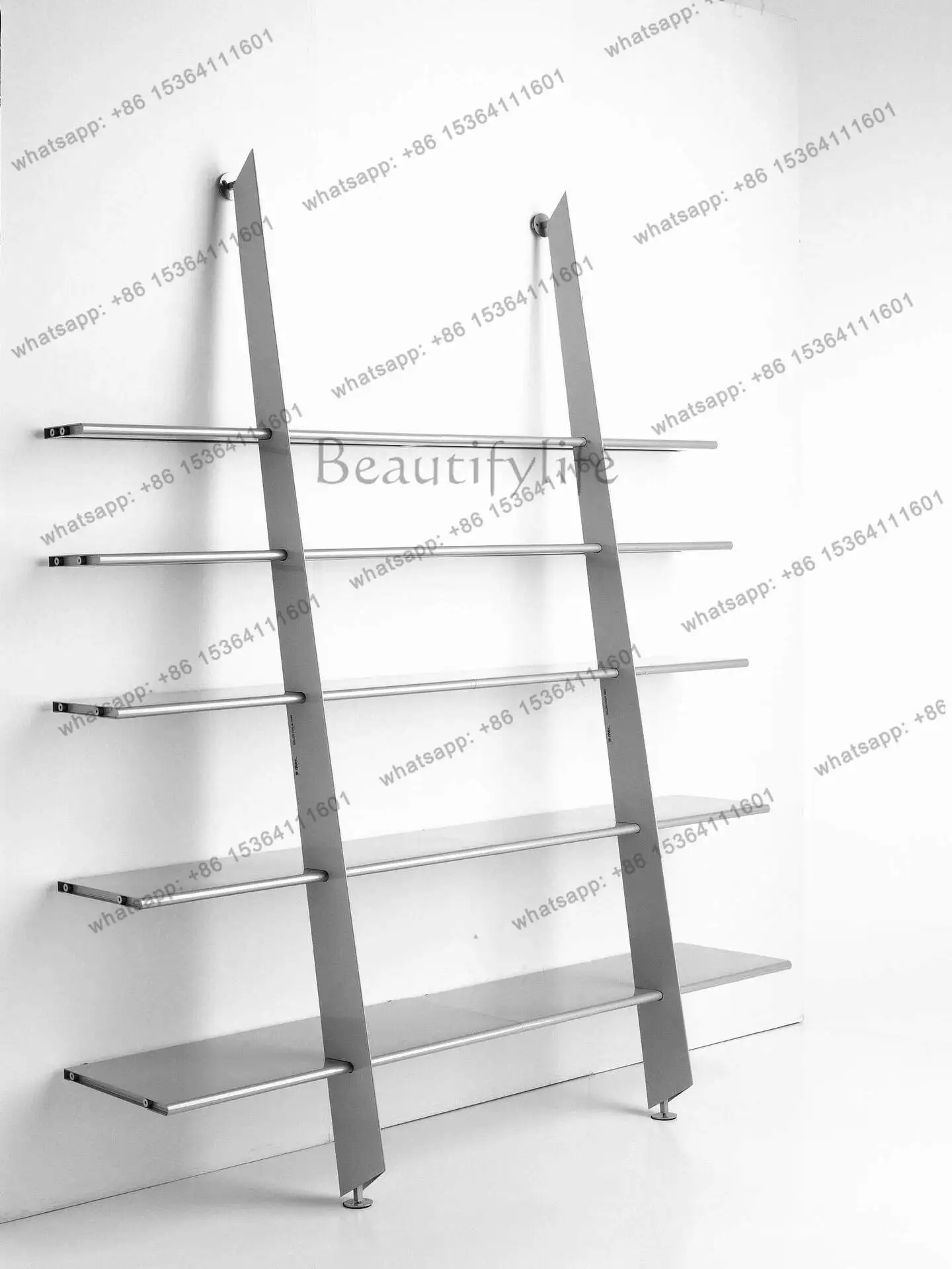 Modern minimalist design metal bookshelf shelf ornament shelf board