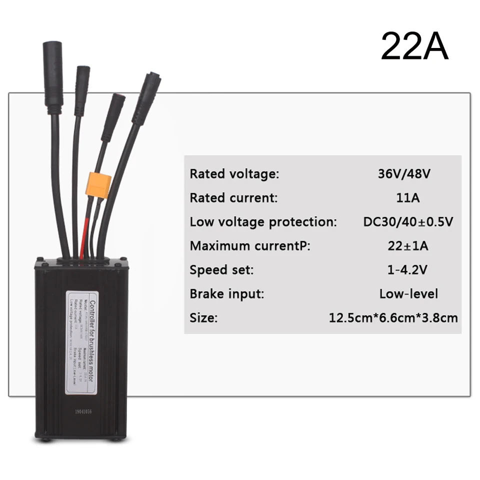 36V/48V 250-350W 14A Ebike 2 Mode Sine wave Brushless Motor Controller Electric Vehicle Waterproof Controller image 3
