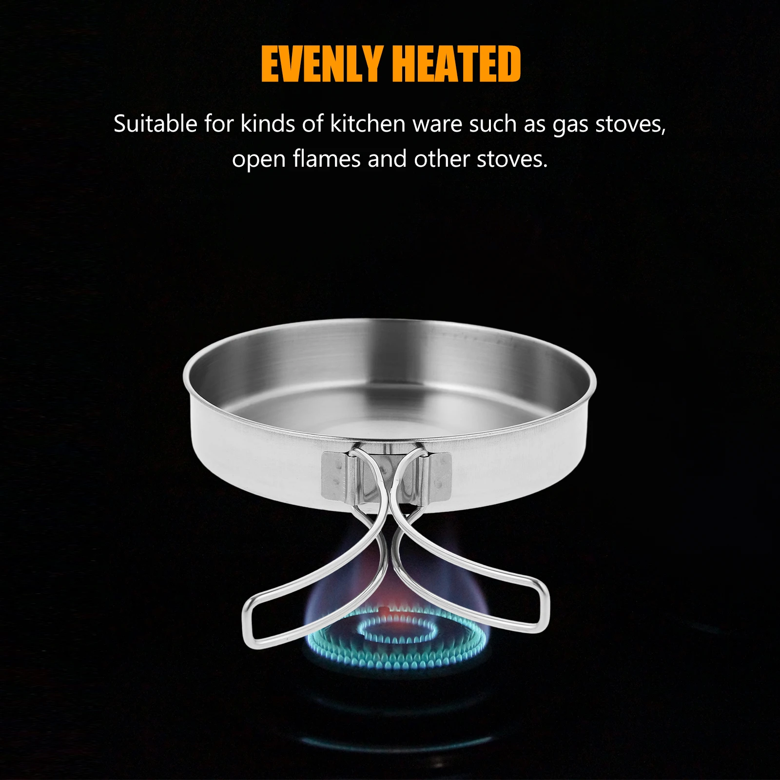Portable Frying Pan Stainless  - огляд і ціна Camping Cooking Windscreen