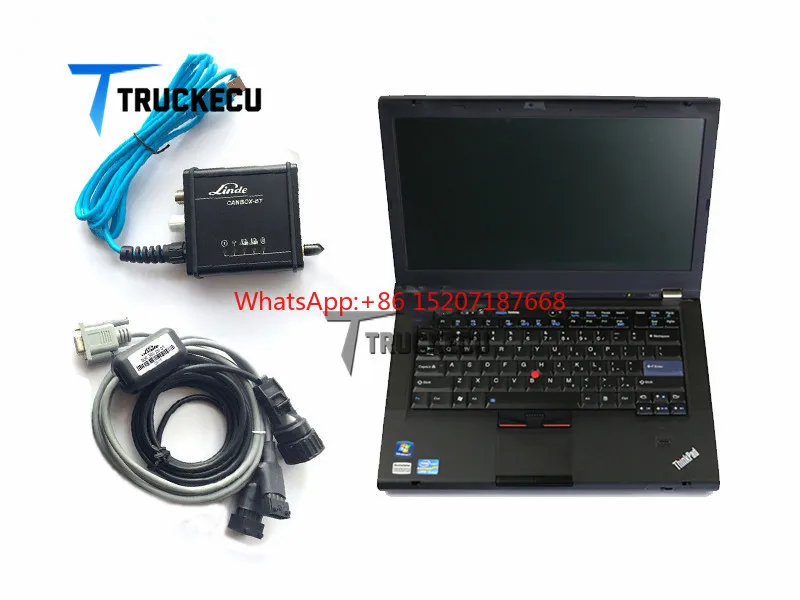 for Line BT Canbox USB Doctor Linde PathFinder LSG TruckExpert LINDOS software linde canbox BT FORKLIFT diagnostic+T420 laptop