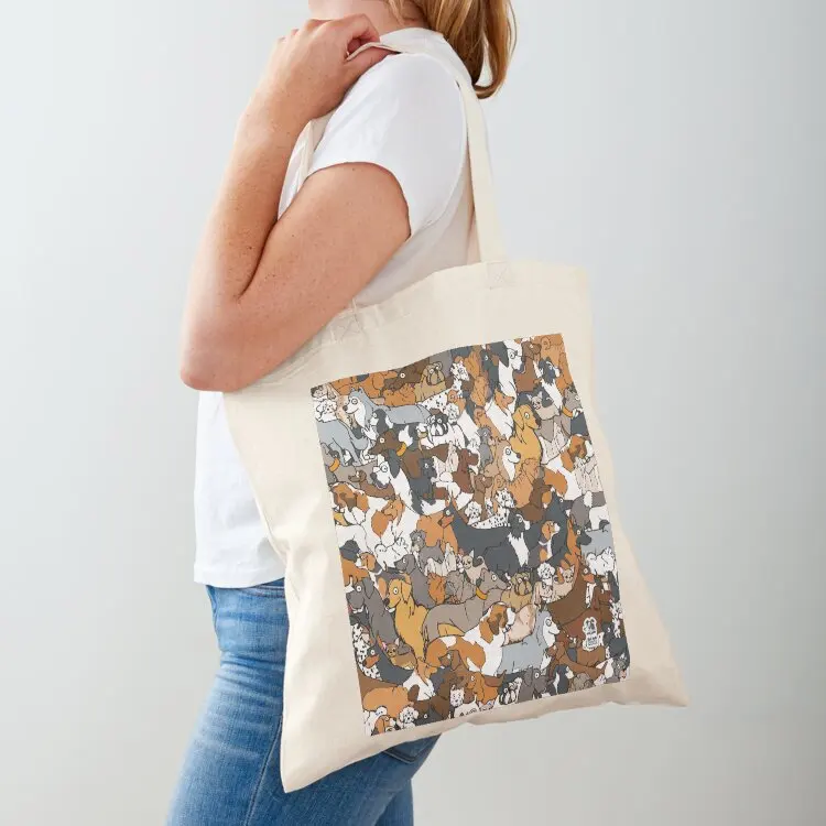 

Dogs!!! Tote Bag canvas tote bag Shopper Women bags Big bag