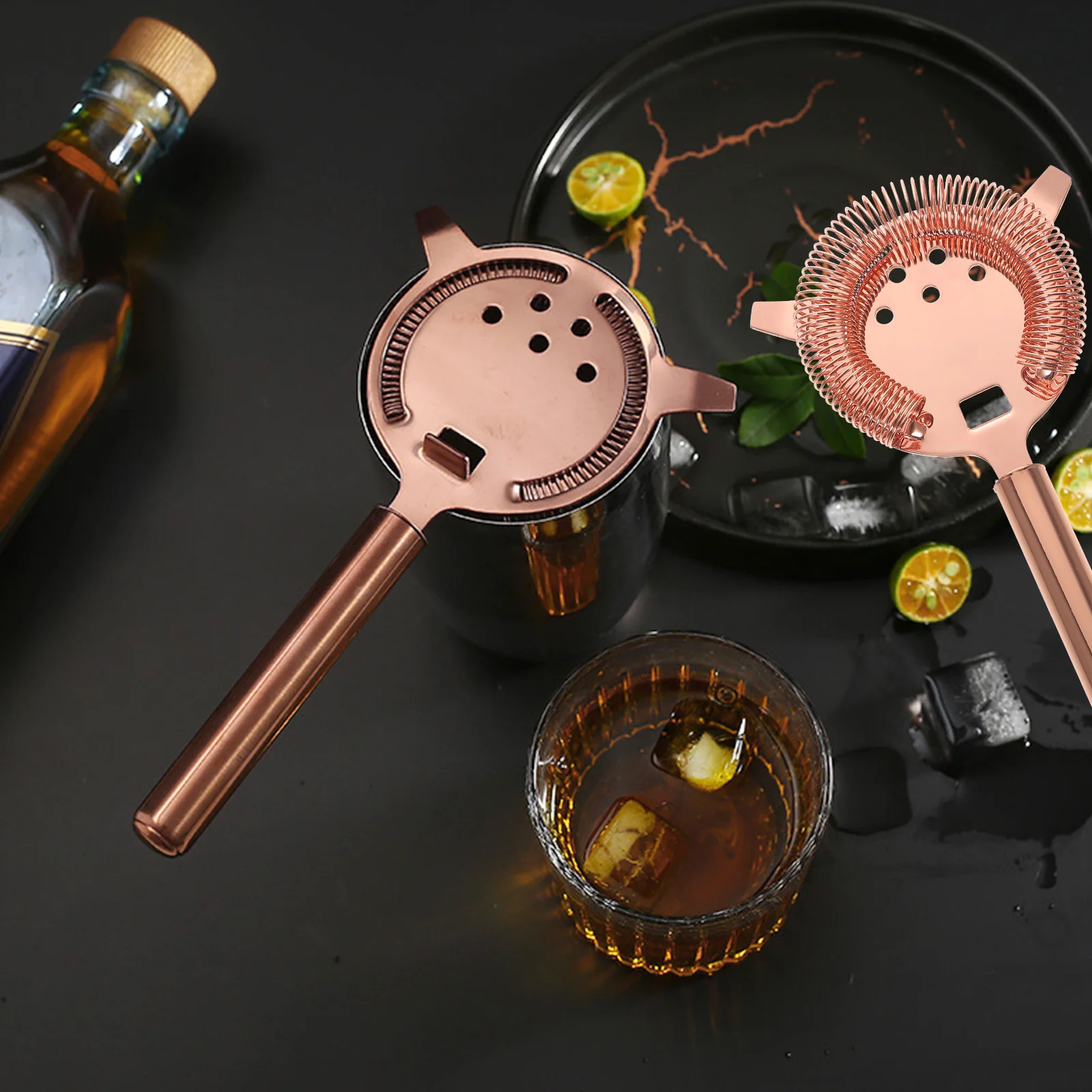 

Stainless Steel Cocktail Strainer Fine Mesh Bar Tool for Bartending Drink Filtering Use Drink Strainer Cocktail