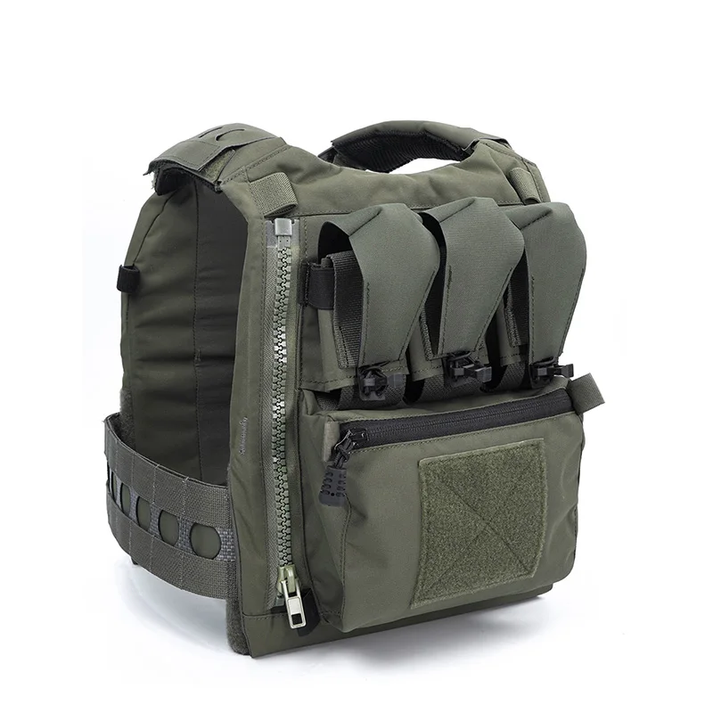 

Tactical Adapt Back Panel Banger Molle Triple Magazine Pouch 500D Nylon Fcpc V5 Plate Carrier Airsoft Vest Ferro Concepts
