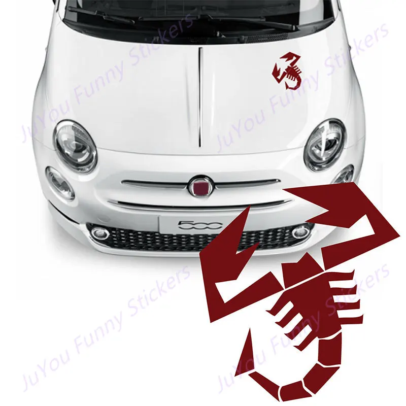 

FUYOOHI Funny Stickers Exterior Accessories Personality Car Bonnet Side Stripes Stickers Decal Scorpion Graphic Waterproof PVC