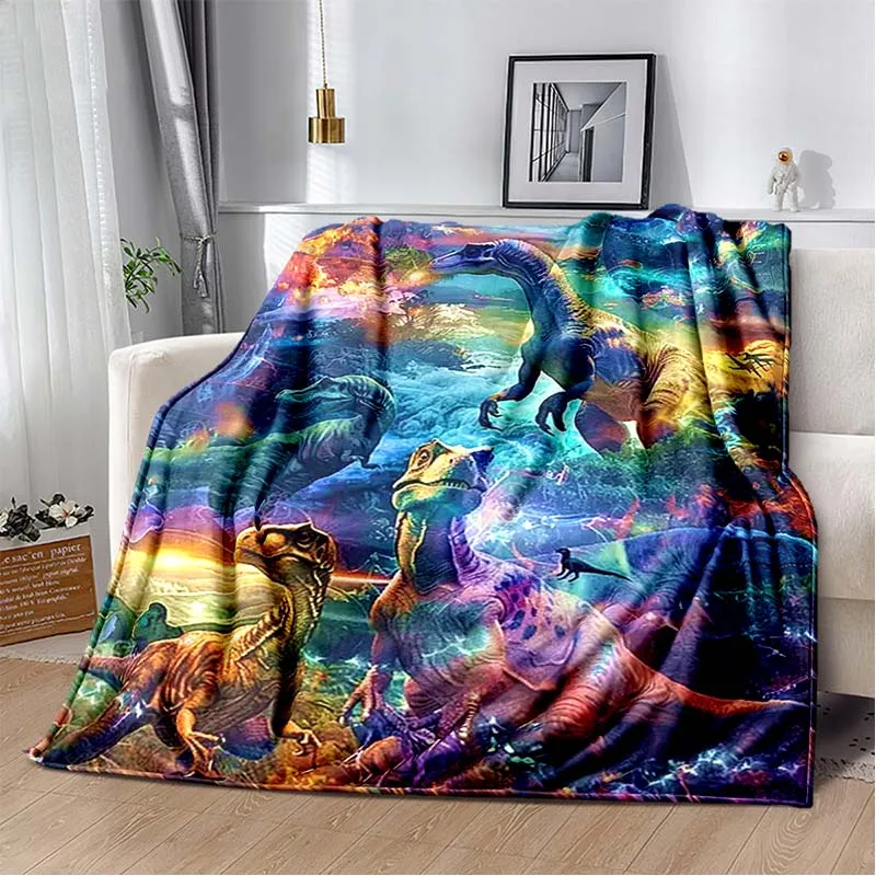 

3D Dinosaur Blankets,Throw Blanket,for Bedroom Living Room Sofa Bed Office Car, Friend Brithday Gift