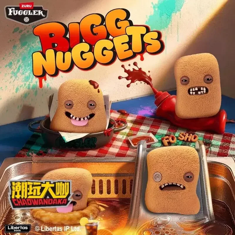Fuggler Official Bigg Nuggets Series Funny Plush Doll Weird Teeth Monster Creative Trendy Collectible Toy For Adult Display