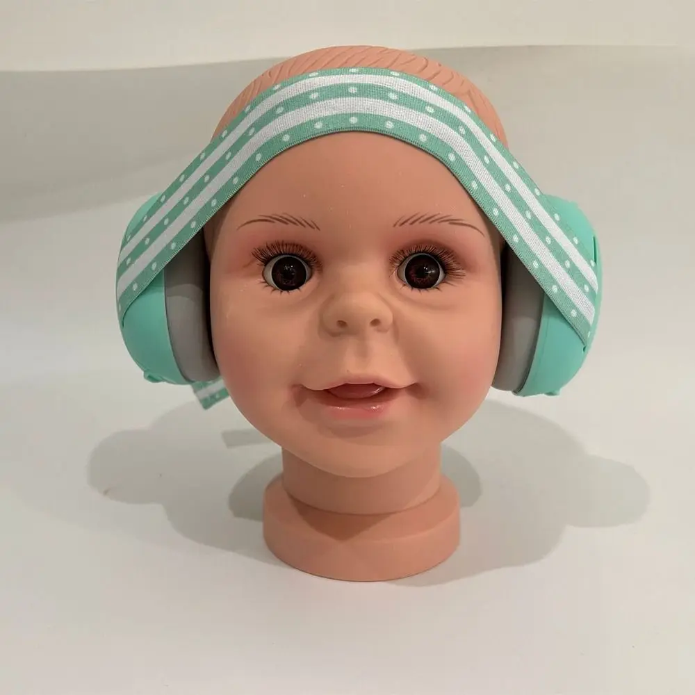 2 in 1 Noise-Reducing Earmuffs Portable Durable Noise Cancelling Muffler Elastic Headband Lightweight