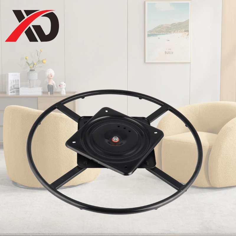 XD2001 Furniture Sofa Chair Seat Recliner Mechanism Metal Rotate Recliner Office Rotation Base Giratoria Swivel Chair Base Plate