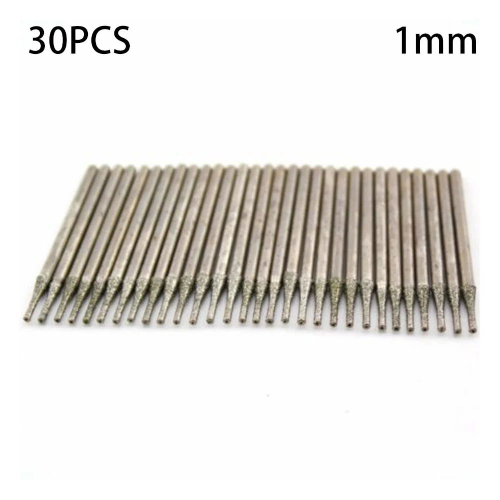 

Tools Diamond drill bit Diamond Drill Bit Diamond Drill Bits Solid Bit Stone Carving Wear Resistance 1 Mm 30Pcs/set