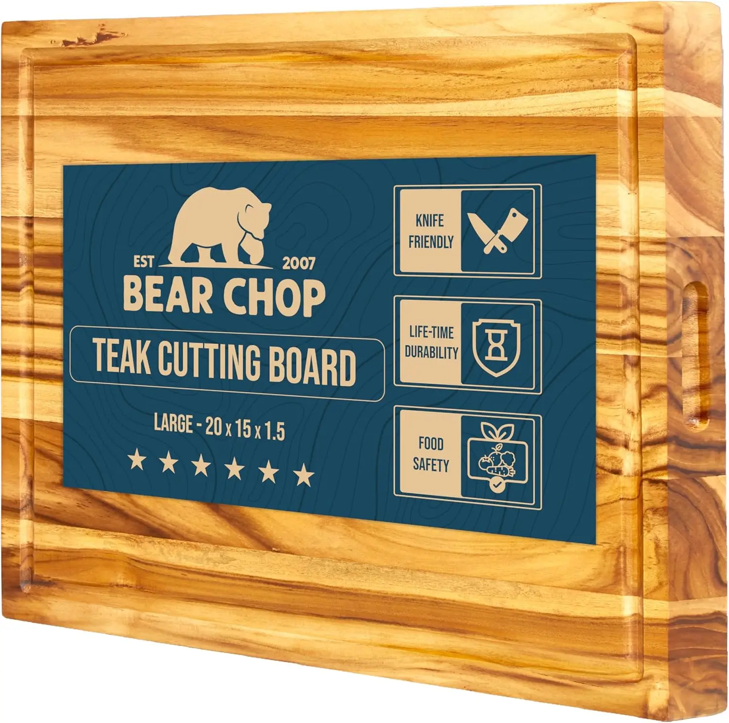 rchop Teak Cutting Boards For Kitchen, [20