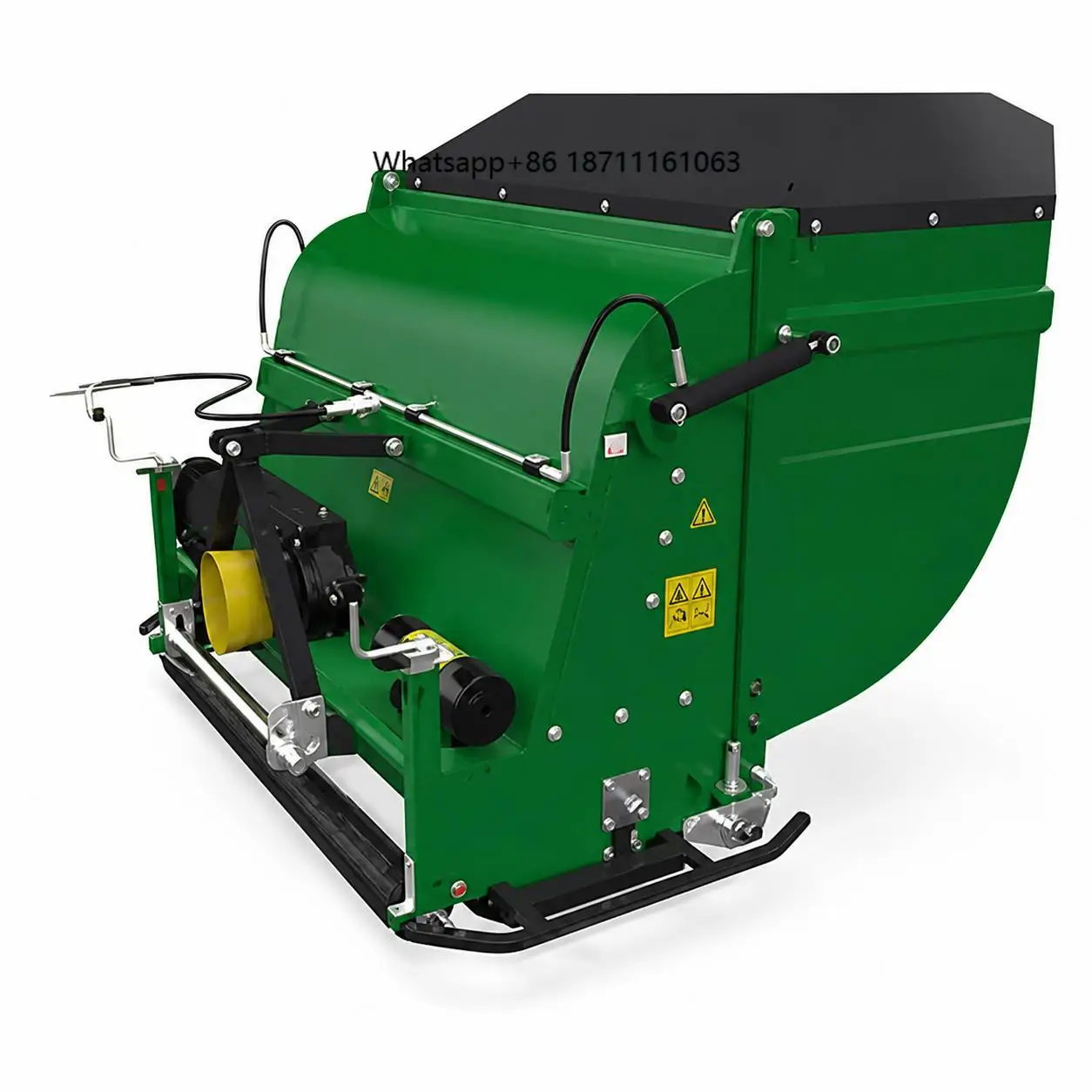 Turf-Tidy 1100 1.5m Tractor Mounted Turf Scarifier with 1100L Hopper for Sports Fields Deposit Price Is