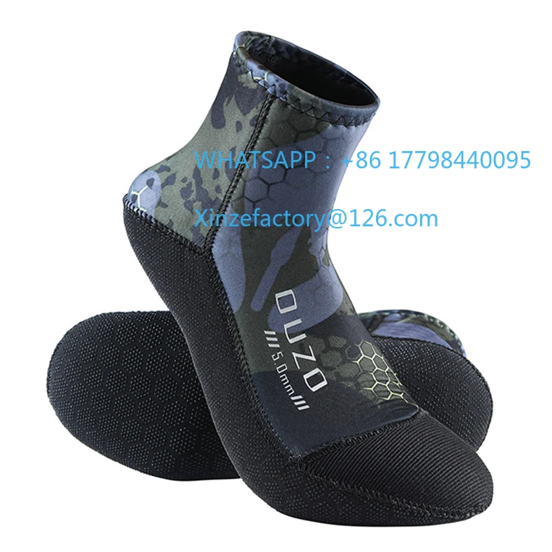 تخصيص 5 مللي متر النيوبرين جوارب الغوص الصيف الغوص جوارب رياضية تصفح الشاطئ الجوارب المضادة للانزلاق السباحة زعنفة الرمال برهان حمام الجليد ث