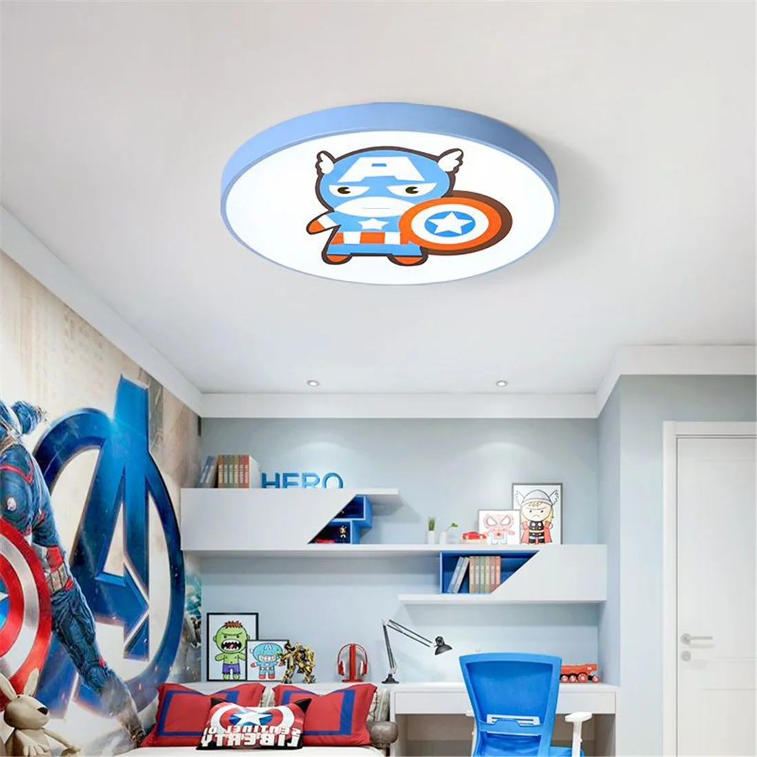 Nordic Modern Cartoon Led Ceiling Lamp For Kids Bedroom Kindergarten Living Room Children Interior Home Decor Lighting Fixtures